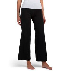 ORGANIC BASICS Black Core Sport Straight Leg Pants